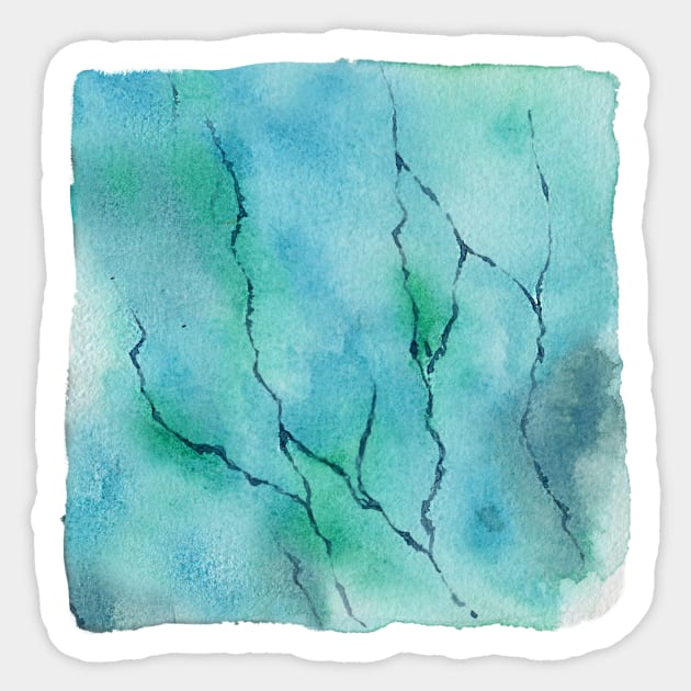 【Pattern】Turquoise-Blending Sticker by princeliaw